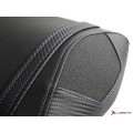 LUIMOTO RACE Passenger Seat Covers for the YAMAHA YZF-R3 (2015+), YZF-R25 (2015+), and MT-03 (2020+)